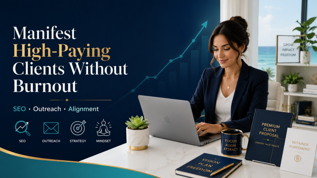 Manifesting high paying clients for freelancers without burnout